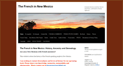 Desktop Screenshot of newmexicofrenchhistory.com