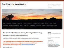 Tablet Screenshot of newmexicofrenchhistory.com